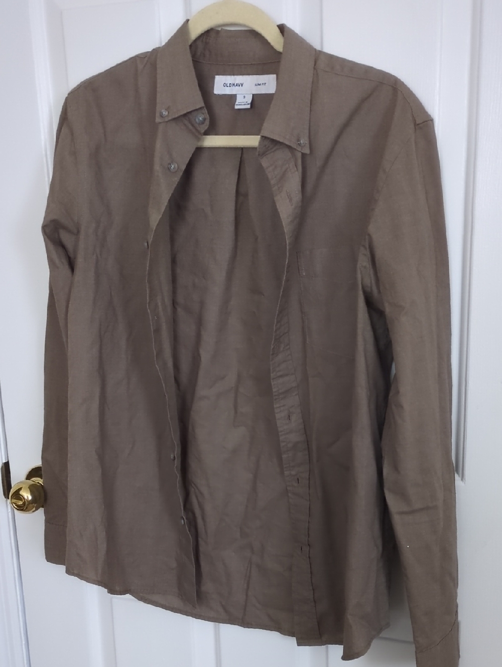 Old Navy Brown Button-Down